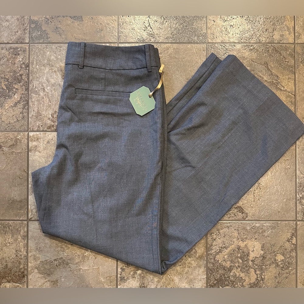 Gray Wide-Leg Trousers for Formal Wear